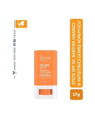 The Purest Solutions Stick Sun Cream SPF50+ Barrier Repair & Soothing 20 gr
