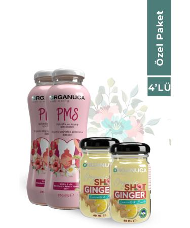 Organuca Organic Content Pms and Organic Beauty Ginger Shot Special Day Package - Buy Online on GoSupps.com