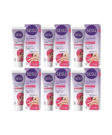 Sesu (LTD) Sesu Hair Removal Cream 100ML Sensitive Skin (Set of 6) (SINGLE)