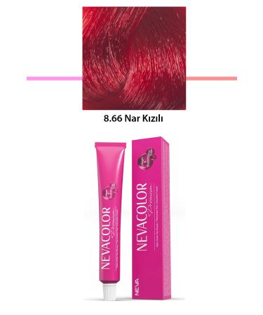 Premium 8.66 Pomegranate Red - Permanent Cream Hair Dye 50 G Tube