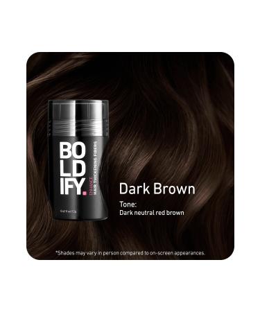 Boldify Hair Building Fibers Topical Powder Dark Brown 12 gr- Hair Building Fibers - Buy Online on GoSupps.com