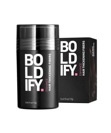 Boldify Hair Building Fibers Topical Powder Dark Brown 12 gr- Hair Building Fibers - Buy Online on GoSupps.com