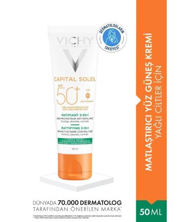 Vichy Mattifying Protective Sun Cream for Oily Skin Spf 50 50 ml Passi.3625
