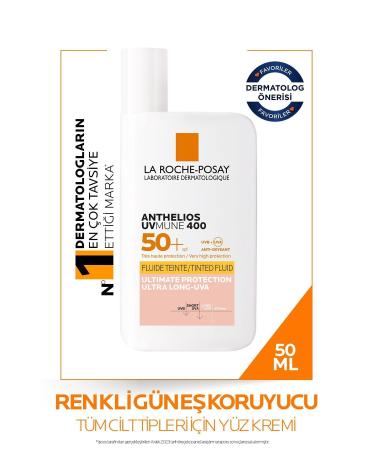 La Roche Posay Tinted Sunscreen for Dry Reddened Sensitive Skin SPF50+ 50 ML Passi.3577