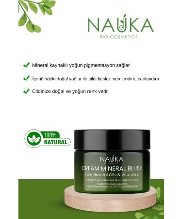 nauka CREAM MINERAL BLUSH PEACH