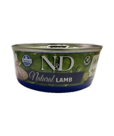 N & D Natural Lamb Meat Canned Cat Food 70 gr
