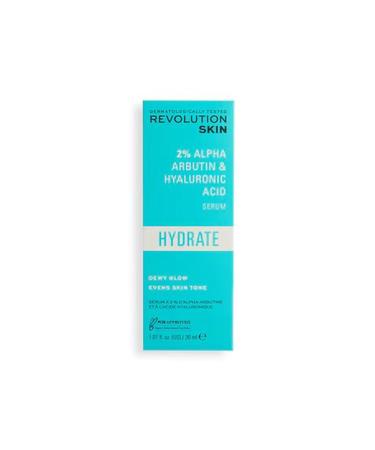 Revolution 2% Alpha Arbutin & Hyaluronic Acid Serum 30 ml - Buy Online on GoSupps.com