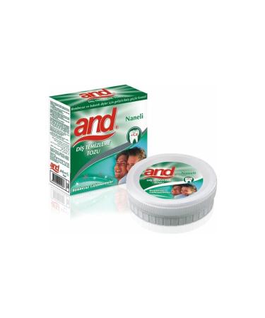 AND Teeth Cleaning Powder 40 gr // Mint