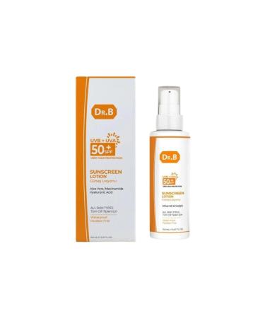 Dr B Dr.b Sunscreen Lotion Special Aloe Vera Extract Sunscreen Lotion for All Skin Types 150 ml