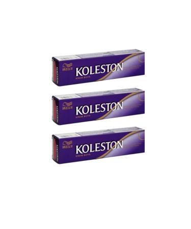 Wella Koleston Tube Hair Dye 3 pcs 5/66 Wine Red