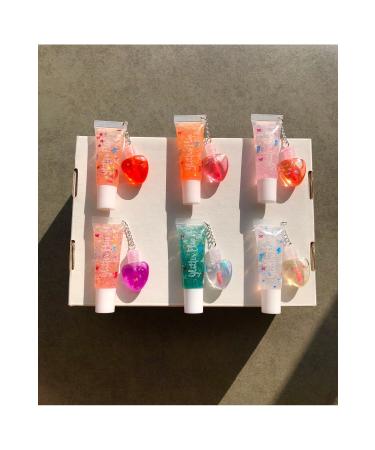 Zetmoda Lip gloss set 6 pieces heart lipgloss