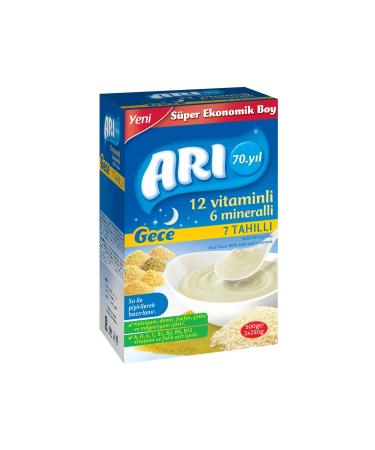 Bee Mama Bee 12 Vitamin 6 Mineral 7 Grain Milk Rice Flour Night 500 Gr