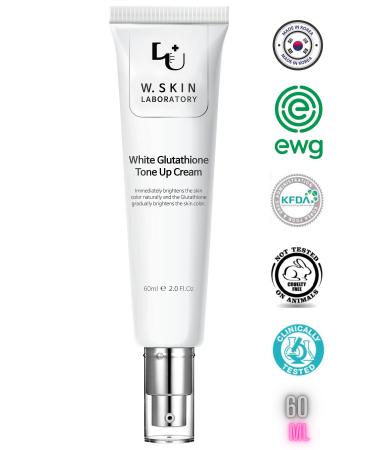 W. Skin Laboratory White Glutathione Tone Up Cream Whitening-Brightening Tone Equalizer Soothing 60ML