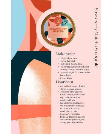 Mim and More Strawberry Matcha - Strawberry Flavored Matcha 50 gr - Buy Online on GoSupps.com
