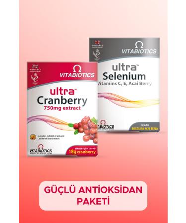 Vitabiotics Ultra Cranberry + Ultra Selenium