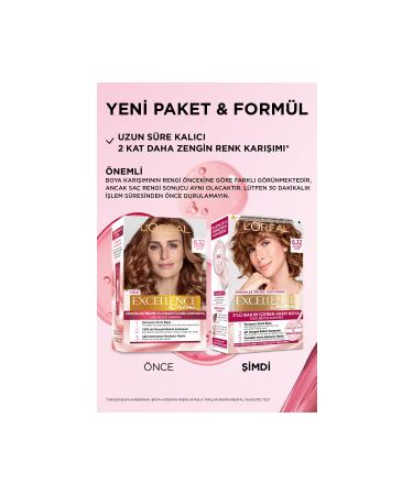 L'Oreal Paris Excellence Creme Hair Dye 6.32 Golden Light Brown - Buy Online on GoSupps.com