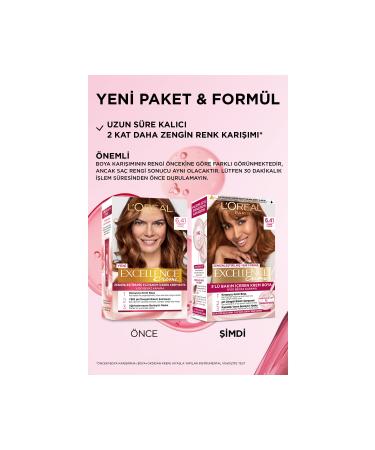 L'Oreal Paris Excellence Creme Hair Dye 6.41 Hazelnut Brown - Buy Online on GoSupps.com