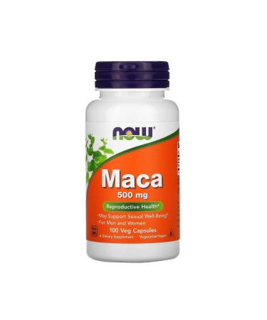 Now Foods Maca 500 Mg 100 Capsules