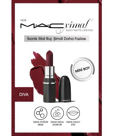 Mac Mini Lipstick that Provides More Comfort and Intense Color on Lips-DIVA KEYO313