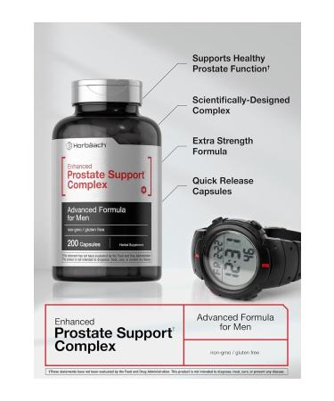 Horbaach Horb ach Enhanced Prostate Supplement For Men | 200 Capsules - Buy Online on GoSupps.com