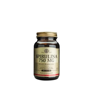 Solgar Spirulina 750 Mg 80tablets - Buy Online on GoSupps.com