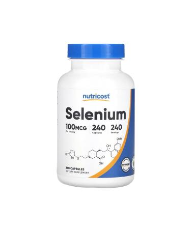 Nutricost Selenium 100 Mcg 240 Capsules