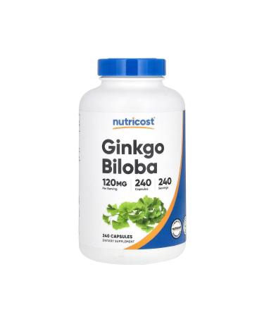 Nutricost Ginkgo Biloba 120 Mg 240 Capsules