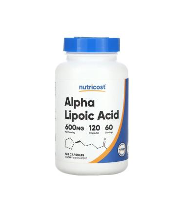 Nutricost Alpha Lipoic Acid 600 Mg 120 Capsules
