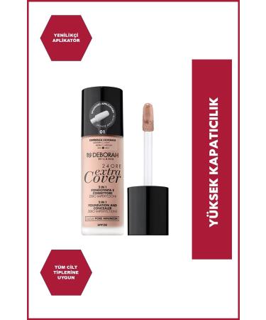 Deborah Milano 24 Ore Extra Cover Fdt No:01 Fair Foundation