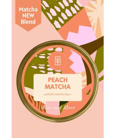 Mim and More Peach Matcha - Peach Flavored Matcha 25 gr