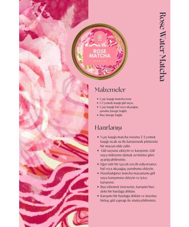 Mim and More Rose Matcha Rose Flavored Matcha 25 Gr - Buy Online on GoSupps.com