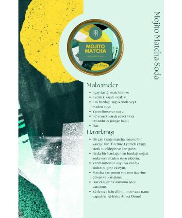 Mim and More Mojito Matcha - Mojito Flavored Matcha 25 gr - Buy Online on GoSupps.com
