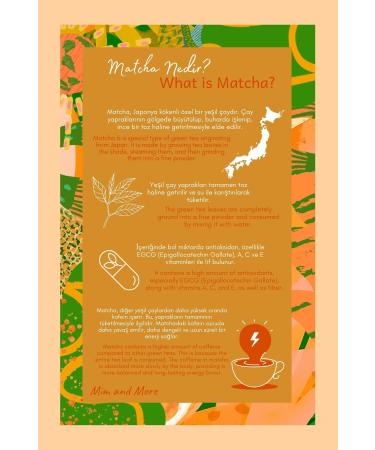 Mim and More Orange Matcha Orange Flavored Matcha 25 Gr - Buy Online on GoSupps.com