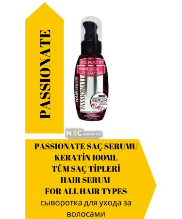 Passionate Hair Serum Keratin All Hair Types 100ml Hair Conditioner Serum