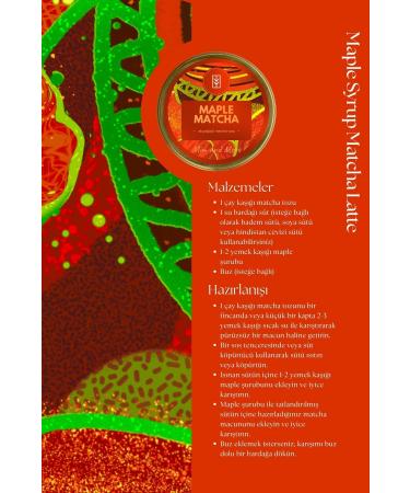 Mim and More Maple Matcha - Maple Syrup Flavored Matcha 25 gr - Buy Online on GoSupps.com