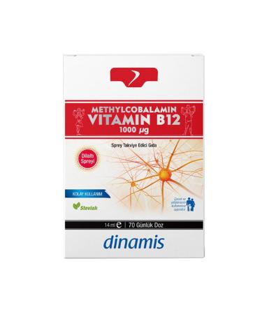 DYNAMICS Dynamics Methylcobalamin Vitamin B12 Spray 14 ml 70 Day Dose
