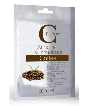 Claderm Clay Mask 20ml Sachet - Coffee