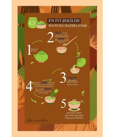 Mim and More Hazelnut Matcha - Hazelnut Flavored Matcha 25 gr - Buy Online on GoSupps.com