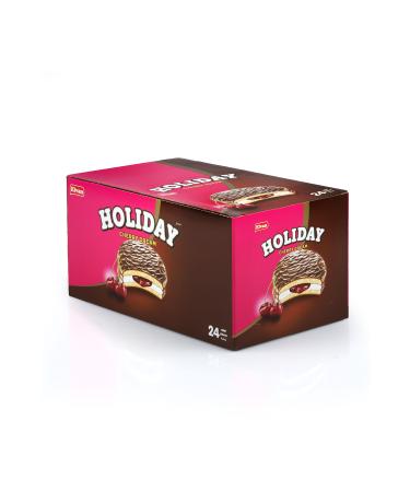 Elvan Holiday Cherry Sandwich Biscuits 30 Gr. 24 Pieces (1 PACK) - Buy Online on GoSupps.com