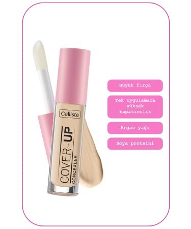 Callista Cover Up Concealer Intensive Concealer Under Eye Concealer - 20 Sand - Buy Online on GoSupps.com