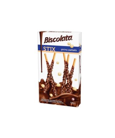 len Biscolata Stix with Rice Crisps 34 Gr. (12 PIECES)