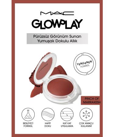 Mac Lightweight Soft Textured Blush with a Smooth Appearance - Pinch Of Marrakesh Passi.3530