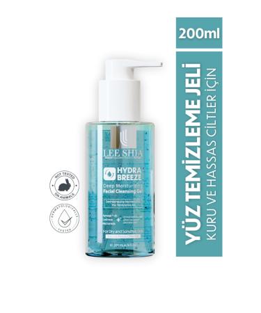 Lee Shia Hydra Breeze - Facial Cleansing Gel - For Dry and Sensitive Skin 200 ml