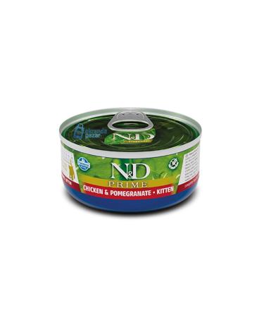 Reflex Nd Prime Chicken Pomegranate Kitten Grain-Free Kitten Canned Food 6 Pieces 80 Gr Wet Food