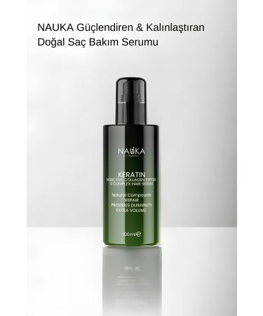 nauka KERATIN&BIOACTIVE COLLAGEN PEPTIDE & B COMPLEX HAIR SERUM - Buy Online on GoSupps.com