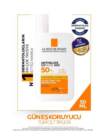 La Roche Posay Face and Body Cream Protecting from Rays for All Skin Types SPF50+50 ML Passi.3640