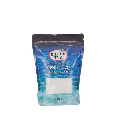 Billur Salt Table Grinding Sea Salt Doypack (500 g) x6 Pcs
