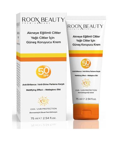 Oily Skin Special Sun Cream - Anti-Stain & Anti-Shine - SPF 50 Factor Protection 75 ML