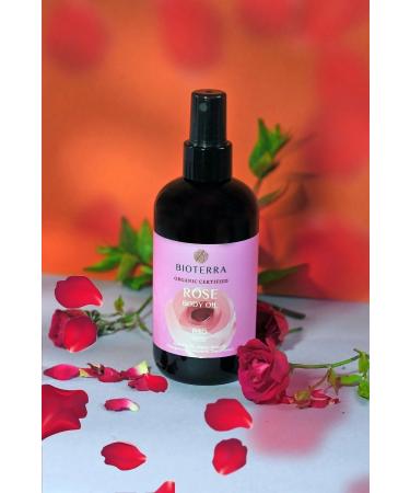 Bioterra Organic Rose Body Oil 250 ml - Buy Online on GoSupps.com