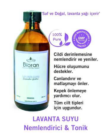 Bioran Lavender Water Moisturizing and Antioxidant Tonic 200 ml (FLIPTOP COVER) - Buy Online on GoSupps.com